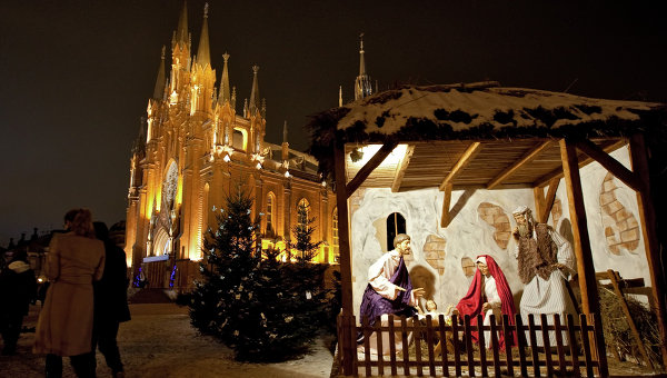 Винницкие католики празднуют Рождество