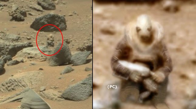 Ученые нашли на Марсе вооруженного «Гумоноида»
